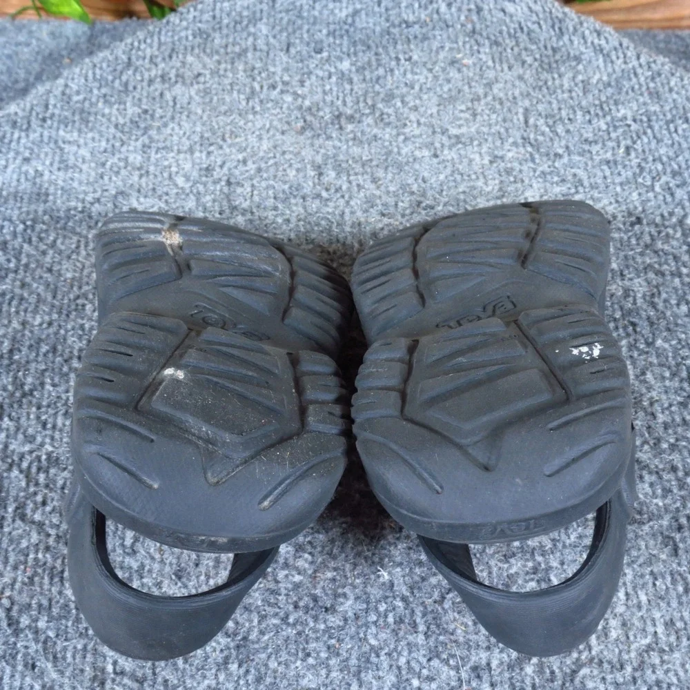 Teva Hurricane Drift Toddler Sport Sandals Size 10 Water Friendly Black EVA